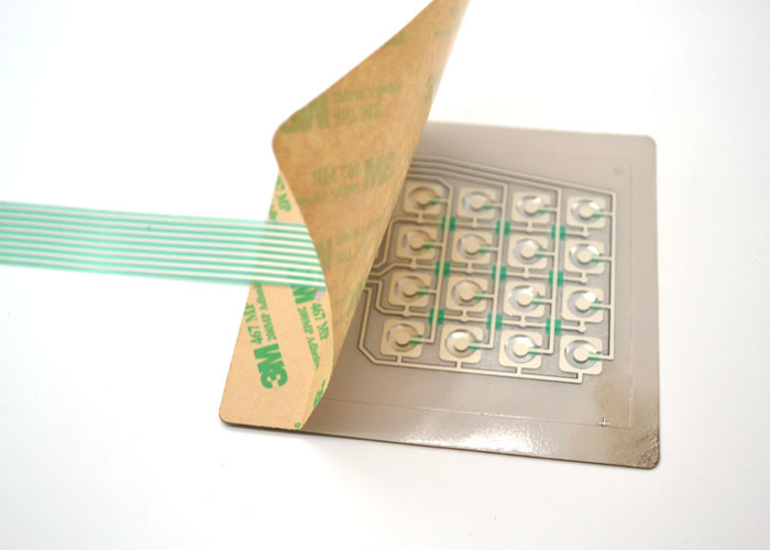 Commutatore di membrana a prova d'umidità della cupola del metallo con adesivo acrilico permanente
