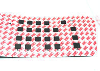 Il quadrato impresso abbottona la tastiera del pannello del commutatore di membrana per gli strumenti medici