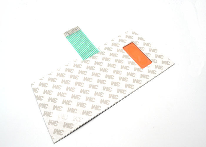 Commutatore di membrana della cupola del metallo dell'ANIMALE DOMESTICO/PVC con la vetrina trasparente colorata