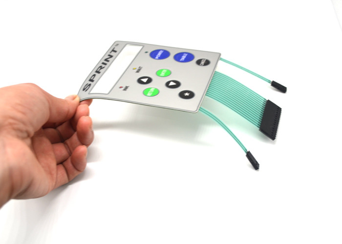 Commutatore di membrana del regolatore di stampante LED con i bottoni impressi tattili