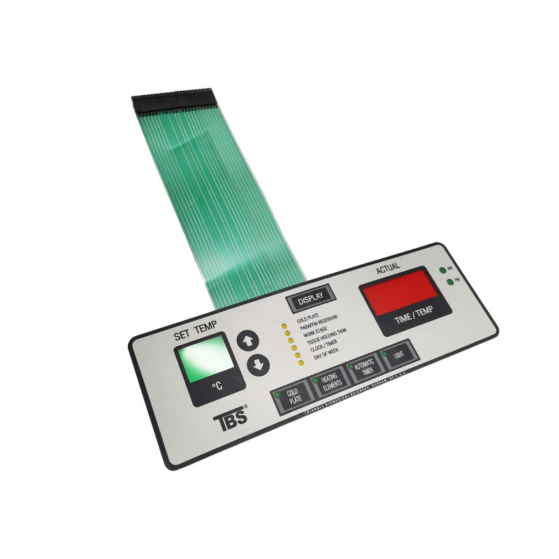 Lavorare di plastica bianco chiaro LCD di CNC dell'ABS/POM del commutatore di membrana del pulsante della finestra